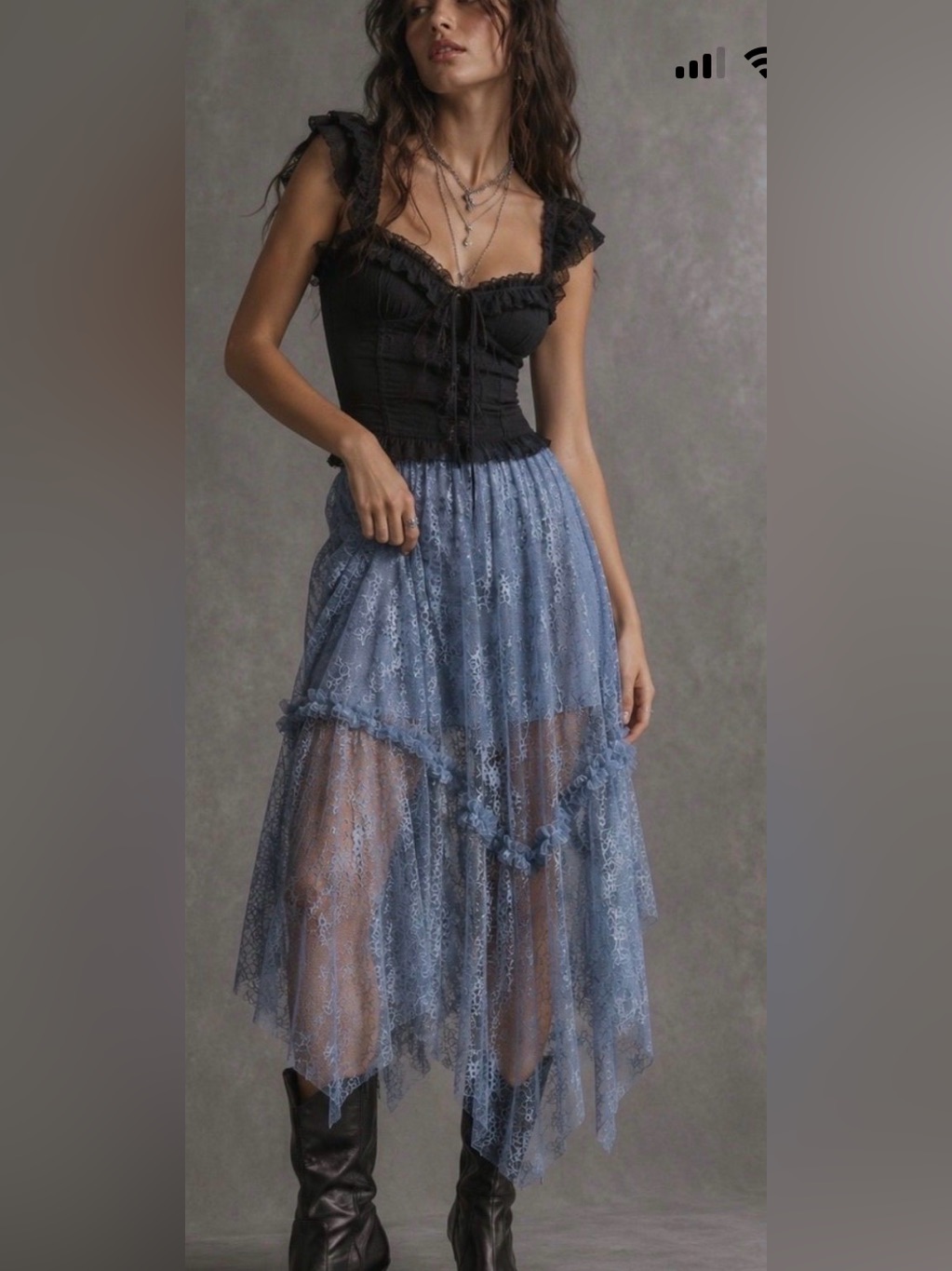 Allsaints Josie Lace Midi